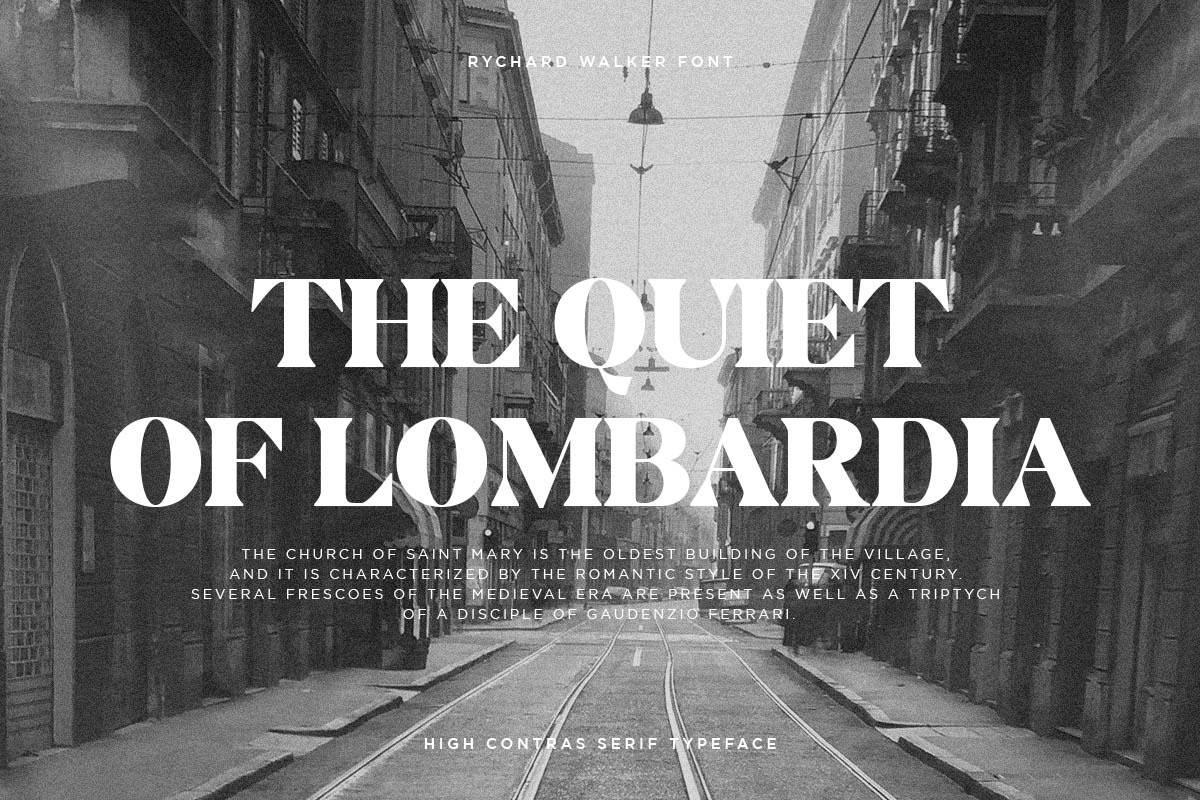 Rychard Walker | Modern Serif Font Rychard Walker | Modern Serif Font