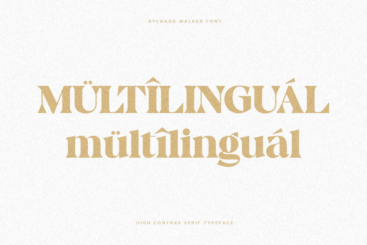 Rychard Walker | Modern Serif Font Rychard Walker | Modern Serif Font