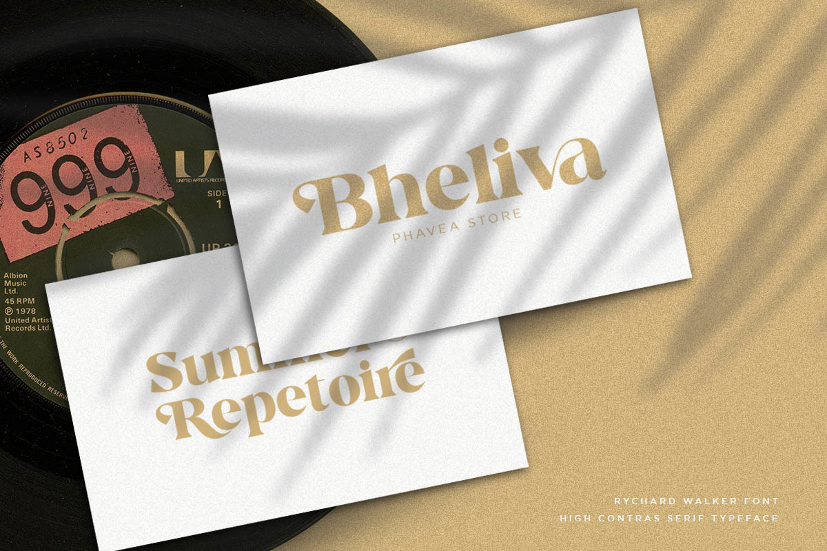 Rychard Walker | Modern Serif Font Rychard Walker | Modern Serif Font