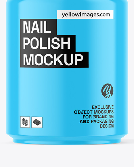 Glossy Nail Polish Mockup