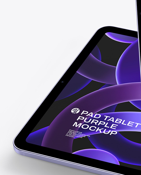 Two iPad Air 5 Purple