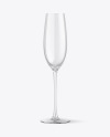 Clear Champagne Glass Mockup