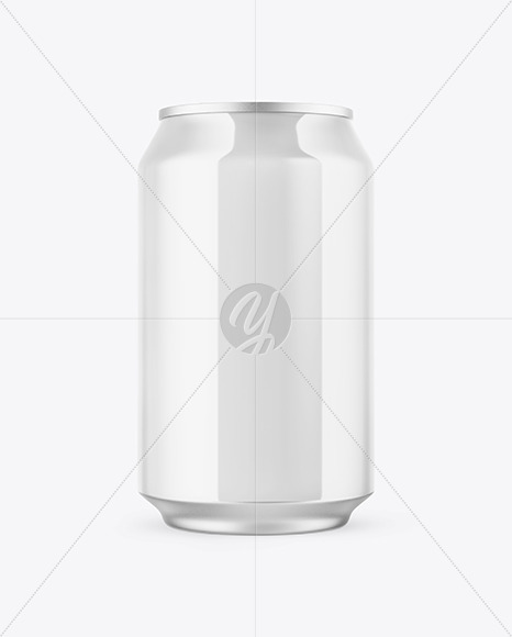 330ml Classic Can With Glossy Finish Mockup