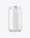 330ml Classic Can With Glossy Finish Mockup