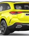 Crossover SUV Mockup - Back Half Side View