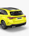 Crossover SUV Mockup - Back Half Side View