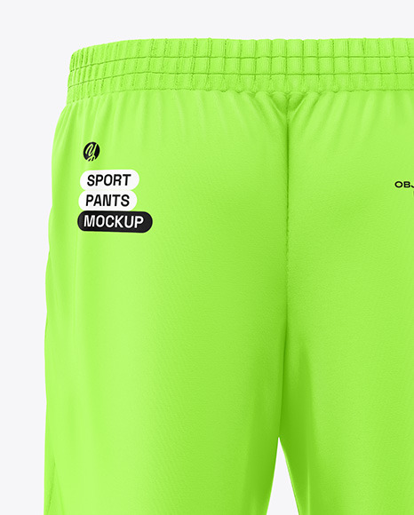 Men's Sport Pants Mockup - Back View