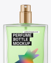 Frosted Perfume Bottle Mockup