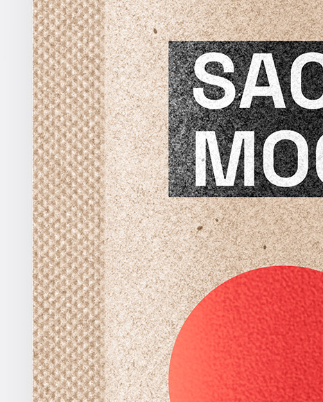 Kraft Sachet Mockup