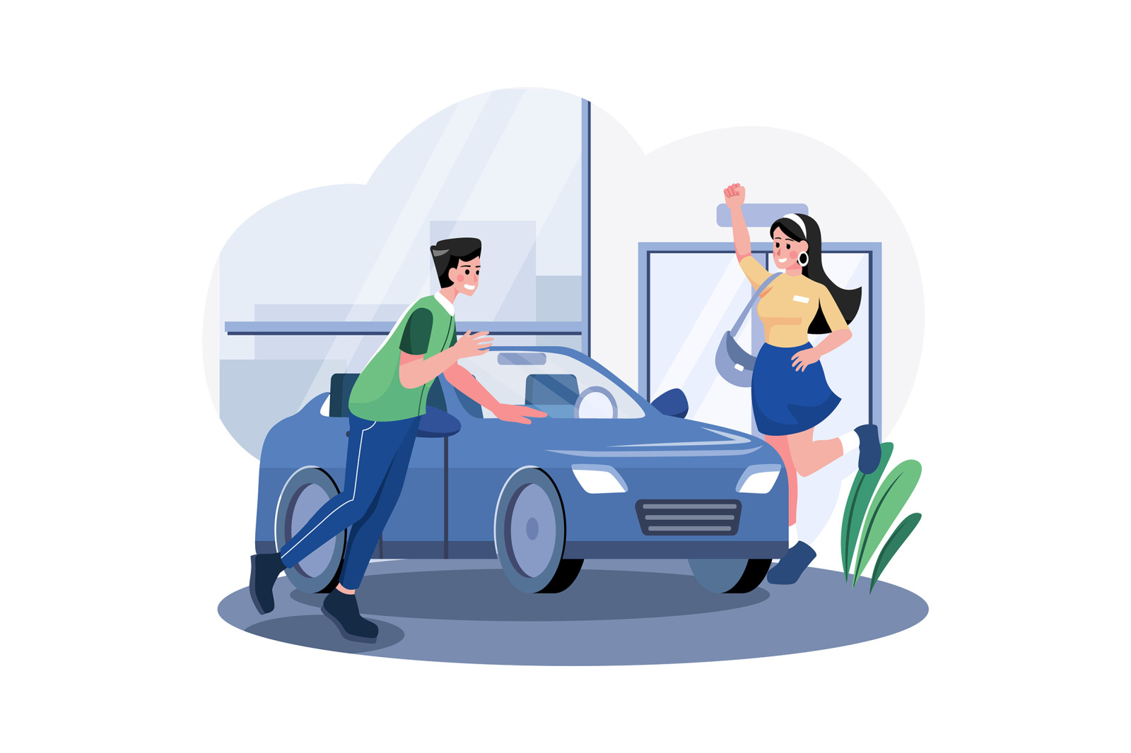 M559_Car Dealership Illustration Pack M559_Car Dealership Illustration Pack