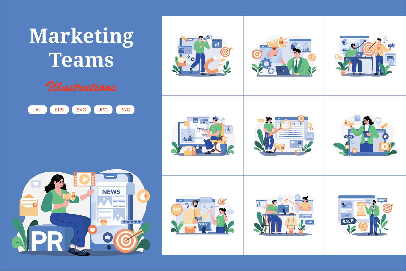 M561_Marketing Teams Illustration_Part 01 M561_Marketing Teams Illustration_Part 01