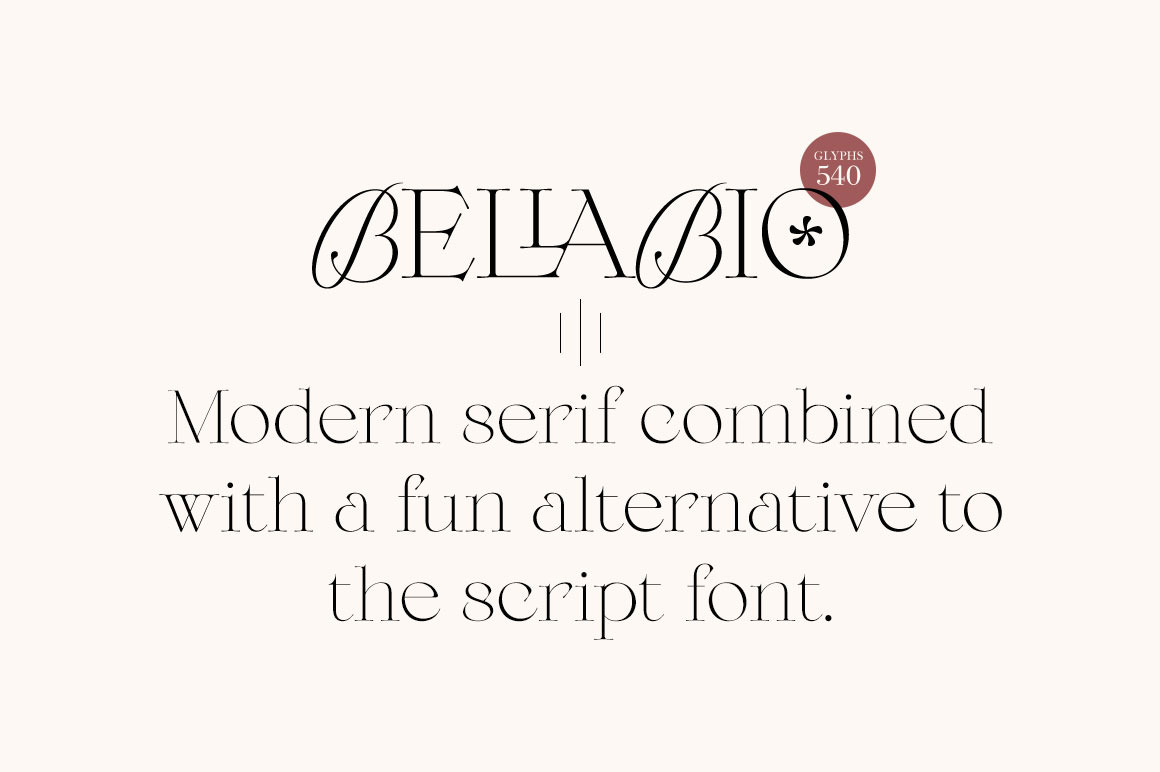 Bellabio Typeface Bellabio Typeface