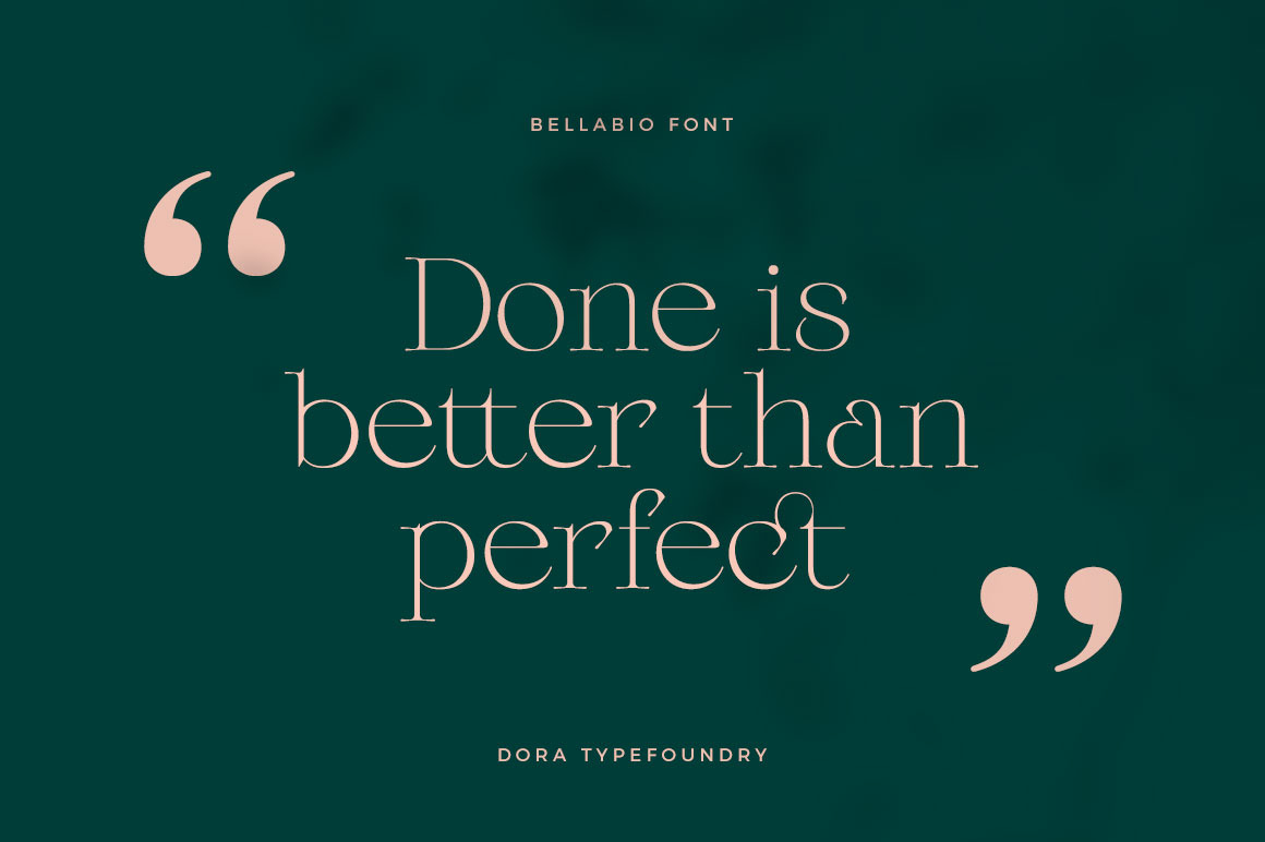 Bellabio Typeface Bellabio Typeface