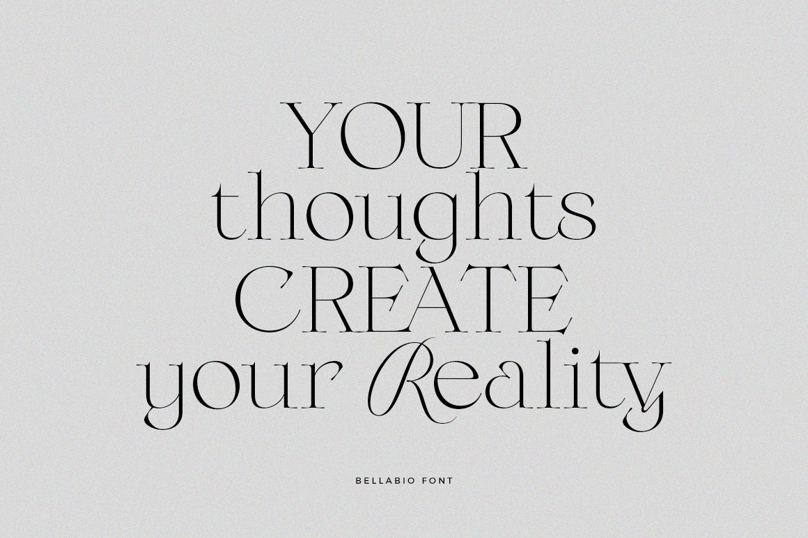 Bellabio Typeface Bellabio Typeface