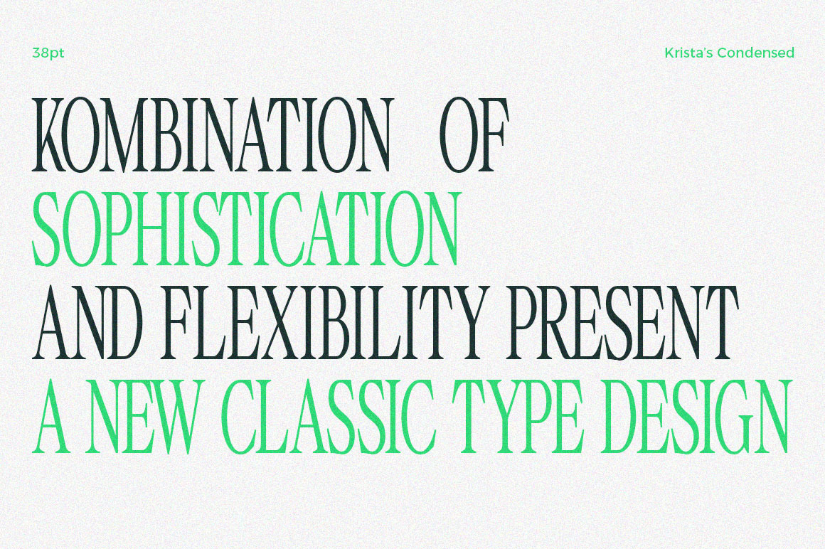 Krista&#039;s - Display Serif