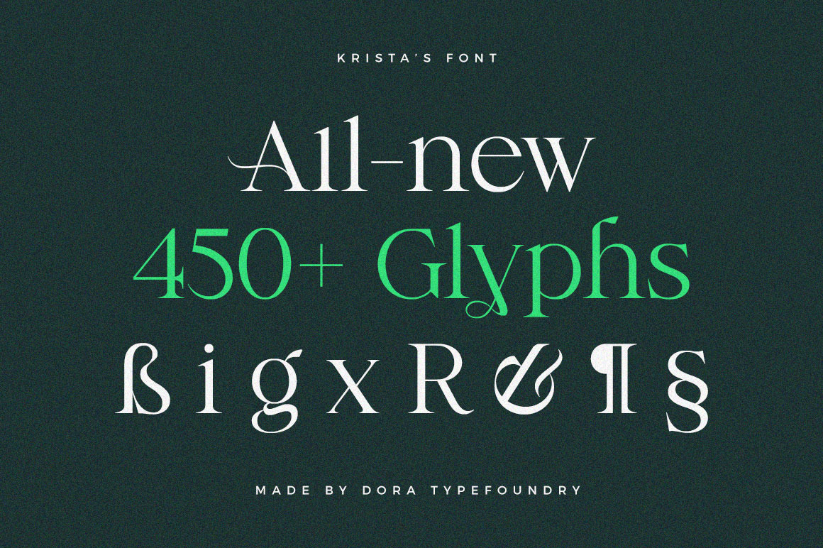 Krista's - Display Serif Krista's - Display Serif