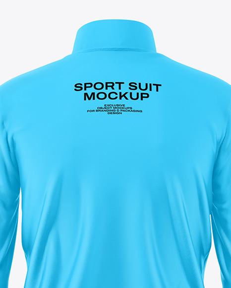 Men's Sport Suit Mockup - Back View