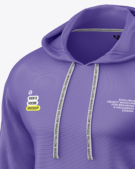 Hoodie Mockup - Half Side View