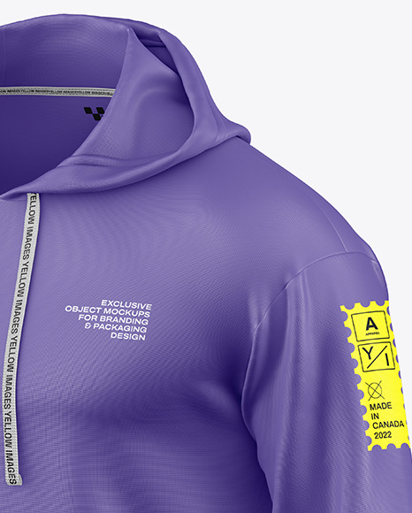 Hoodie Mockup - Half Side View