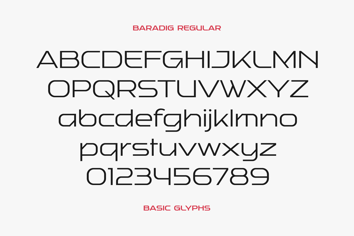 Baradig - Versatile Grotesque Fonts Family