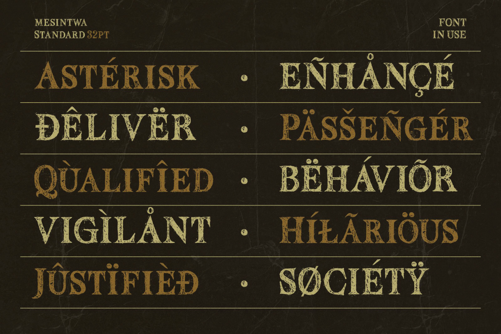Mesintwa Font Mesintwa Font