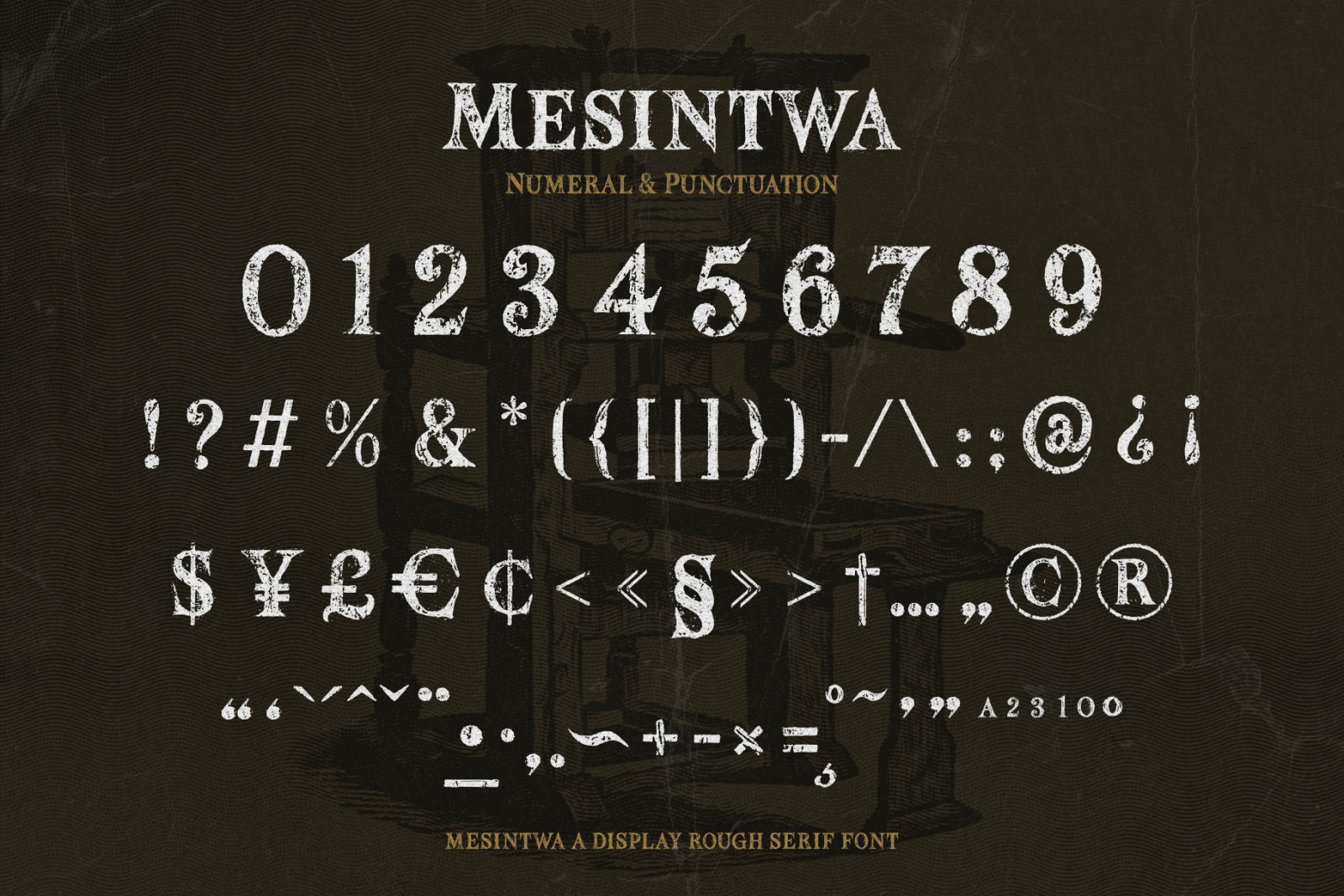 Mesintwa Font Mesintwa Font