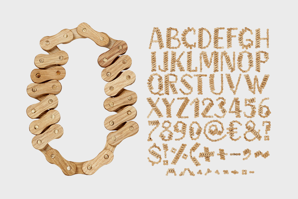 Wooden Chain Font Wooden Chain Font