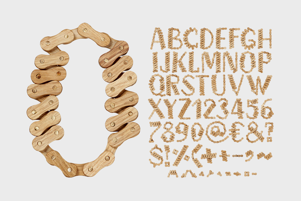 Wooden Chain Font