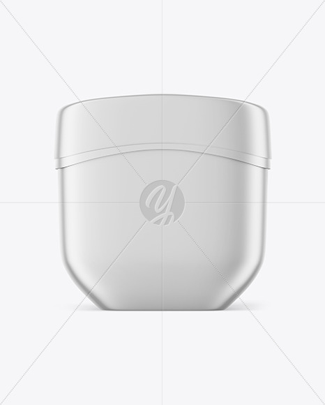 Metallic Cosmetic Jar Mockup