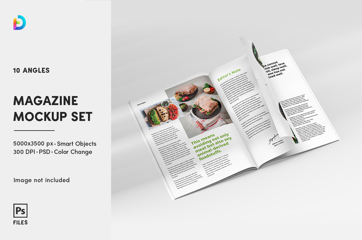 Magazine Mockup Set