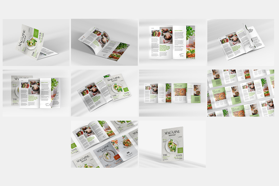 Magazine Mockup Set