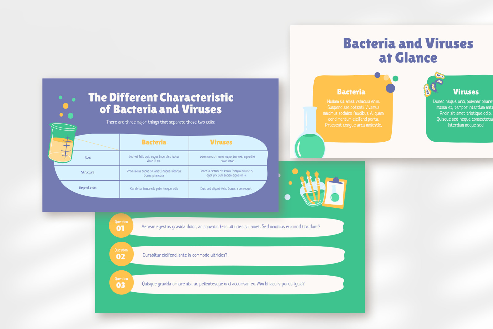 Educo – green fun education science class presentation