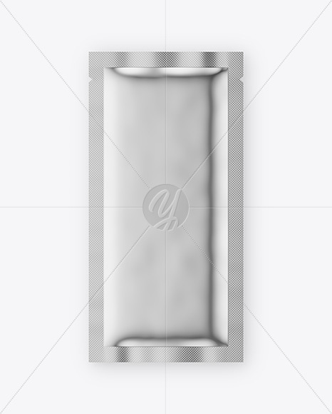 Metallic Sachet Mockup