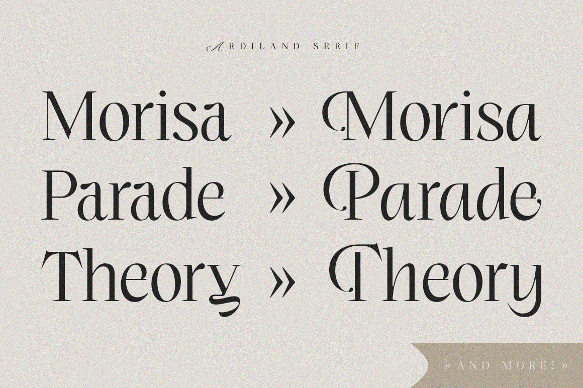 Ardiland | Elegant Serif