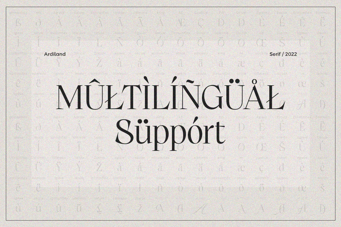 Ardiland | Elegant Serif