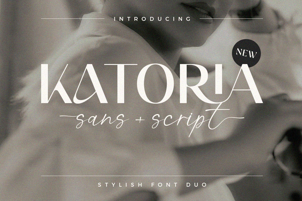 Katoria Font Duo / Script &amp; Sans