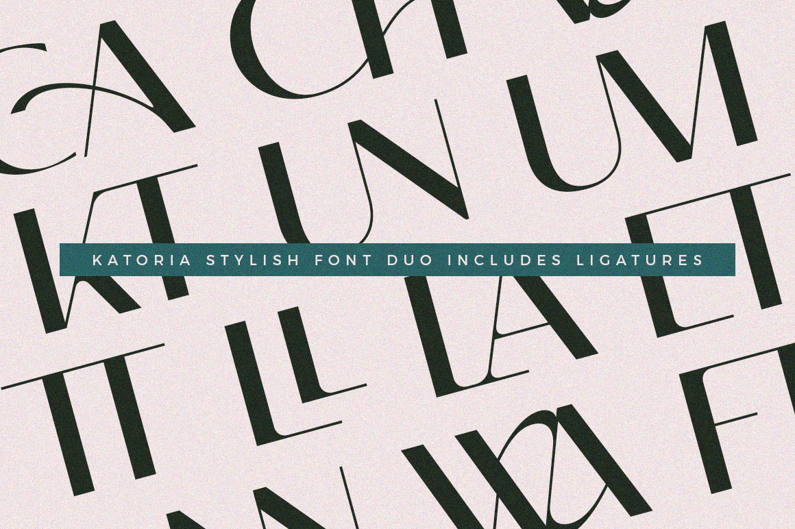 Katoria Font Duo / Script & Sans Katoria Font Duo / Script & Sans