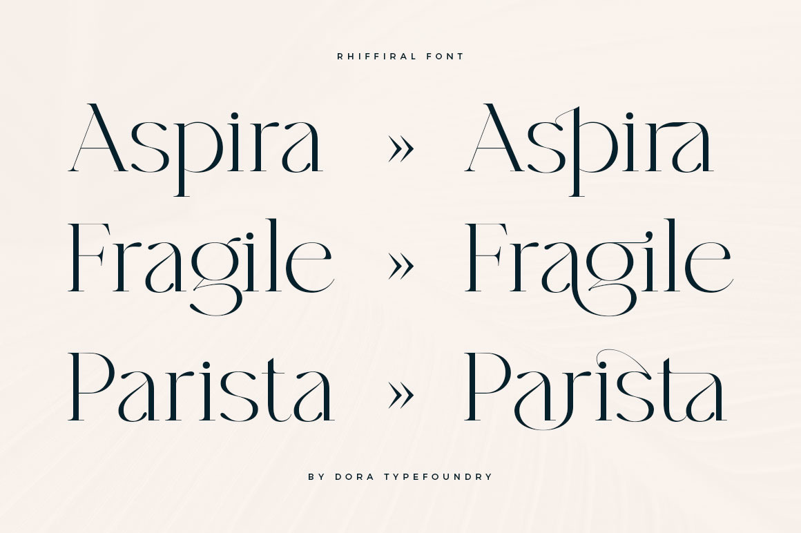 Rhiffiral Font