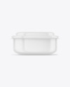 Glossy Paper Food Container Mockup