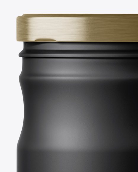 Matte Ceramic Jam Jar Mockup Matte Ceramic Jam Jar Mockup