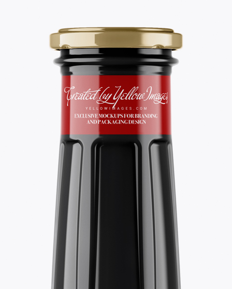 Glossy Ketchup Bottle Mockup Glossy Ketchup Bottle Mockup