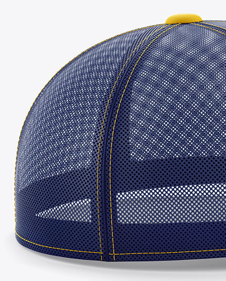 Trucker Cap Mockup - Side View