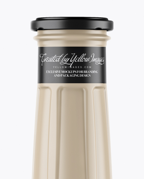 Matte Ketchup Bottle Mockup Matte Ketchup Bottle Mockup