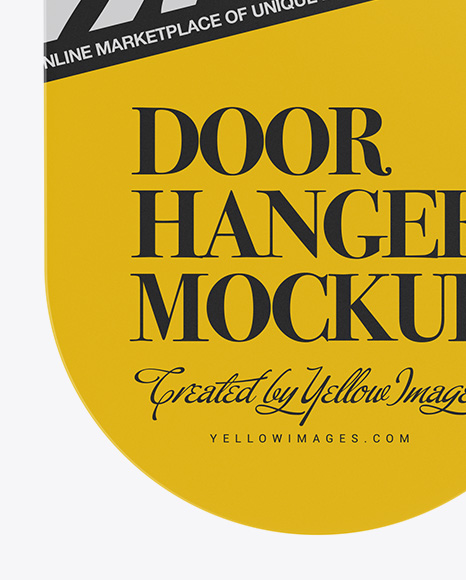 Door Hanger Mockup