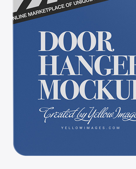 Door Hanger Mockup