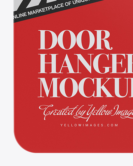 Door Hanger Mockup