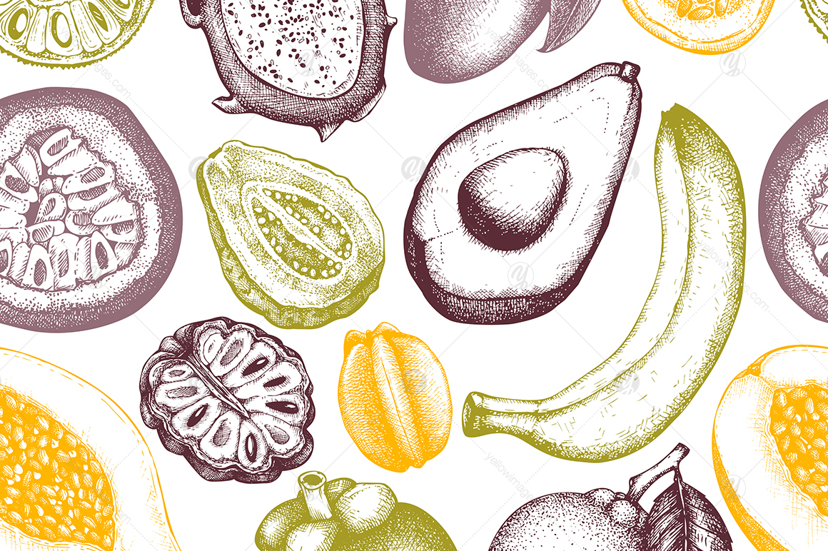 Tropical Fruits Collection Tropical Fruits Collection