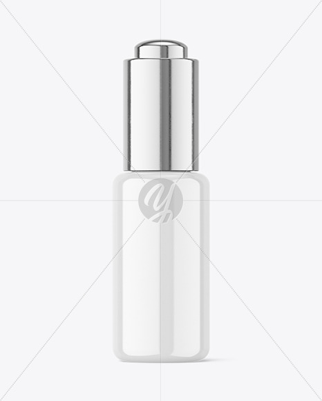 Glossy Dropper Bottle Mockup