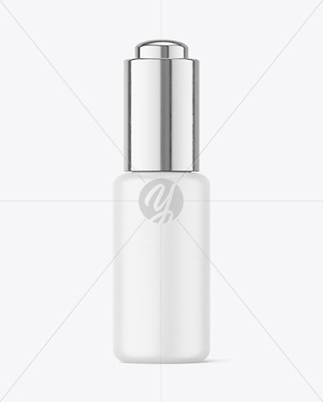 Matte Dropper Bottle Mockup