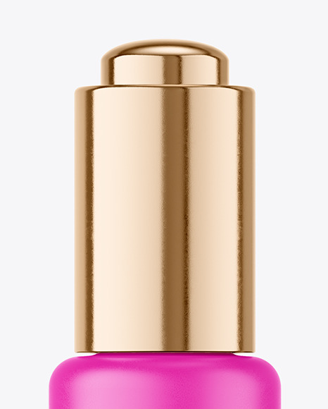 Matte Dropper Bottle Mockup